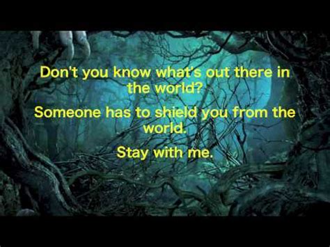 into the woods finale lyrics|Stay With Me Lyrics .